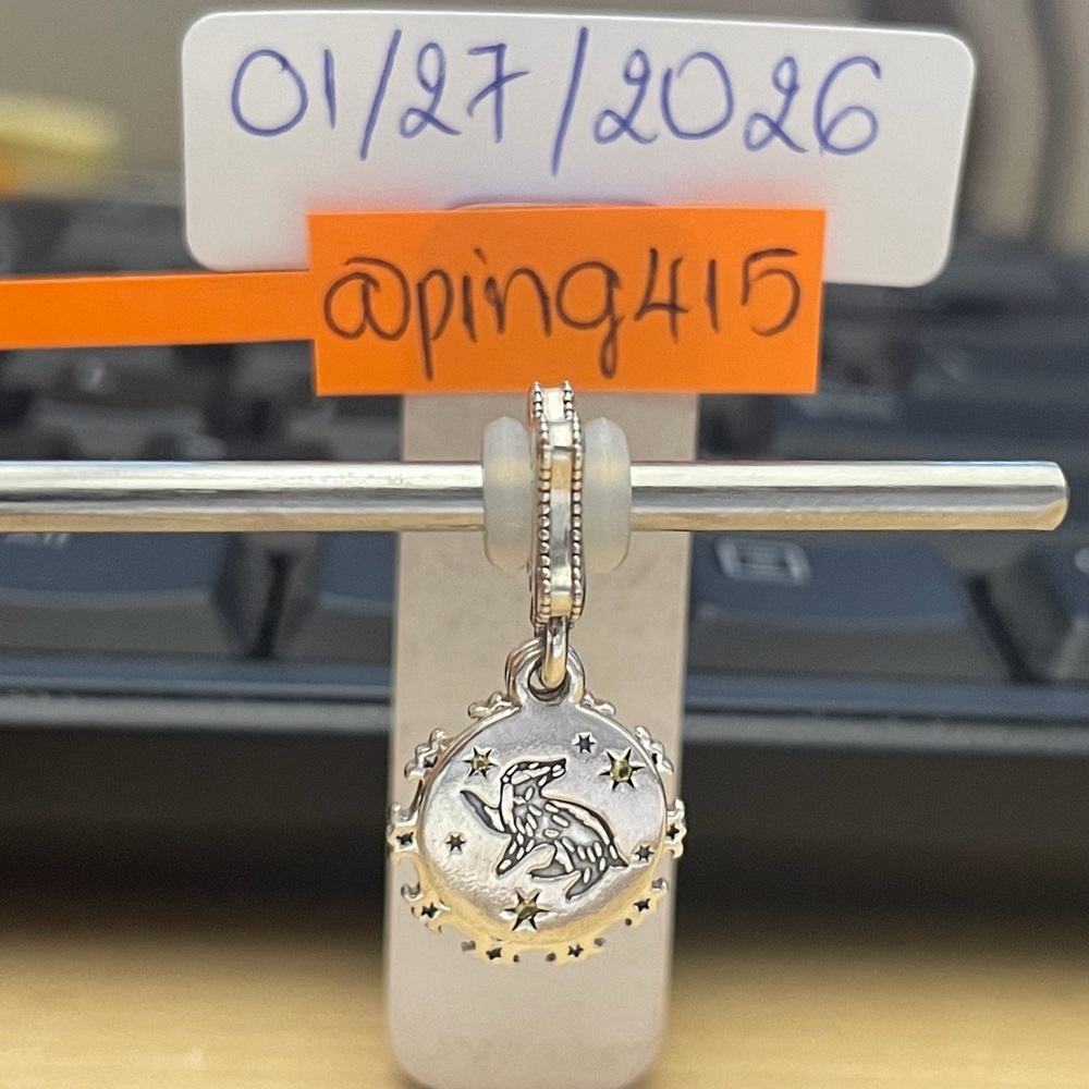 Pandora Harry Potter Hufflepuff Dangle